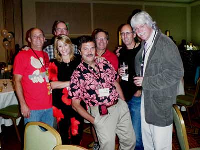 John Goss, Paul Whitmore, Susan Harvey, Jim Chidley, Buck Madden, Les Goss & Kevin Fitzgerald