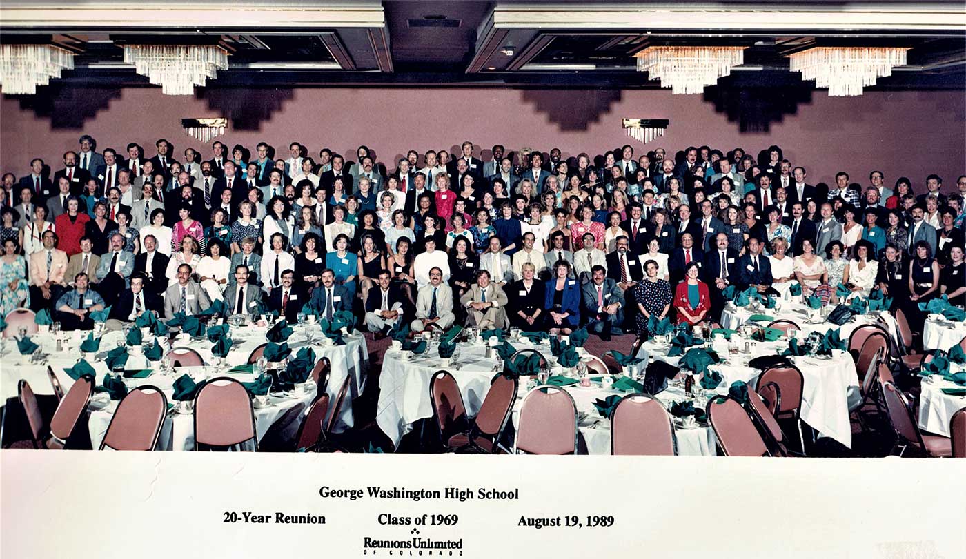 George Washington class of 1969 20th reunion